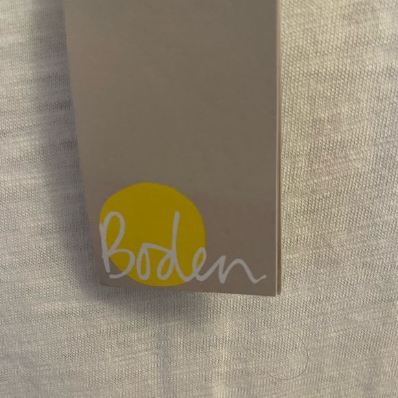 Boden, white, mixed media, cap sleeve dress. - Picture 6 of 10